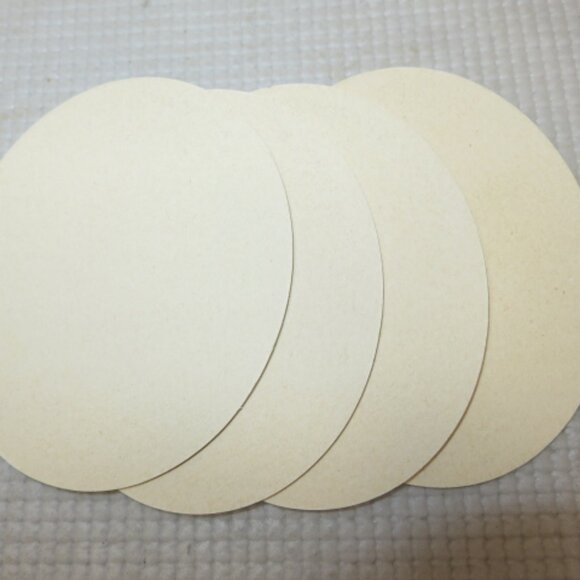 Set of 4 Stella Artois Oval Beer Mat Paper Coaster Premium Lager Bar Pub Vintage - Picture 2 of 3